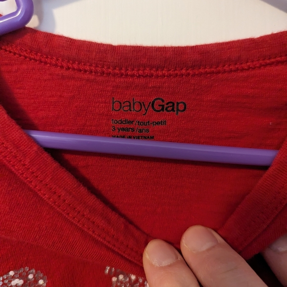 ✨3/$15 Gap 3T Long sleeve top - Picture 2 of 3
